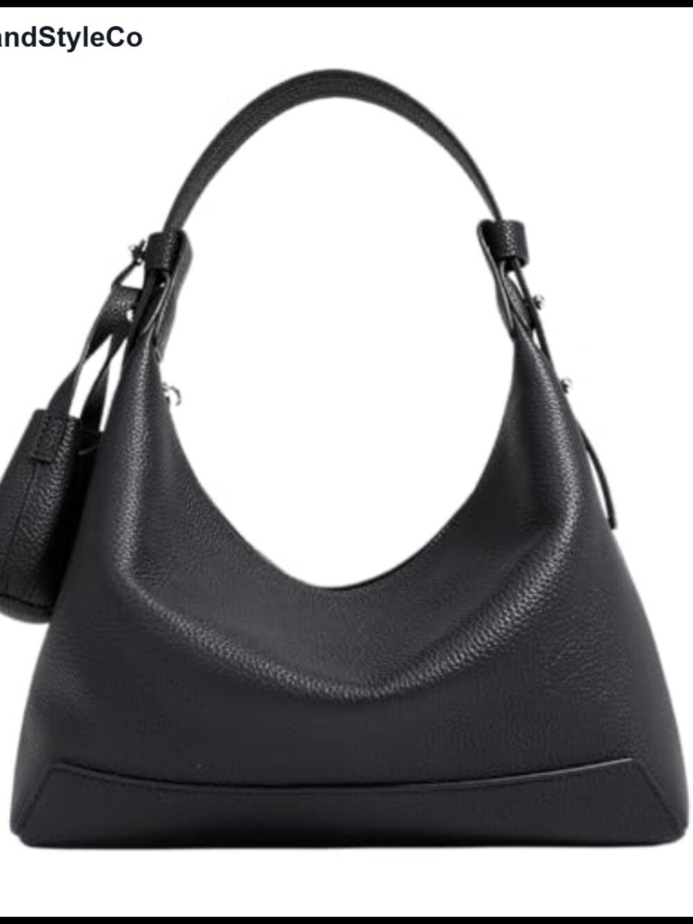 Genuine Leather Crossbody Hobo Bag Slouchy Shoulder Purse Adjustable Strap